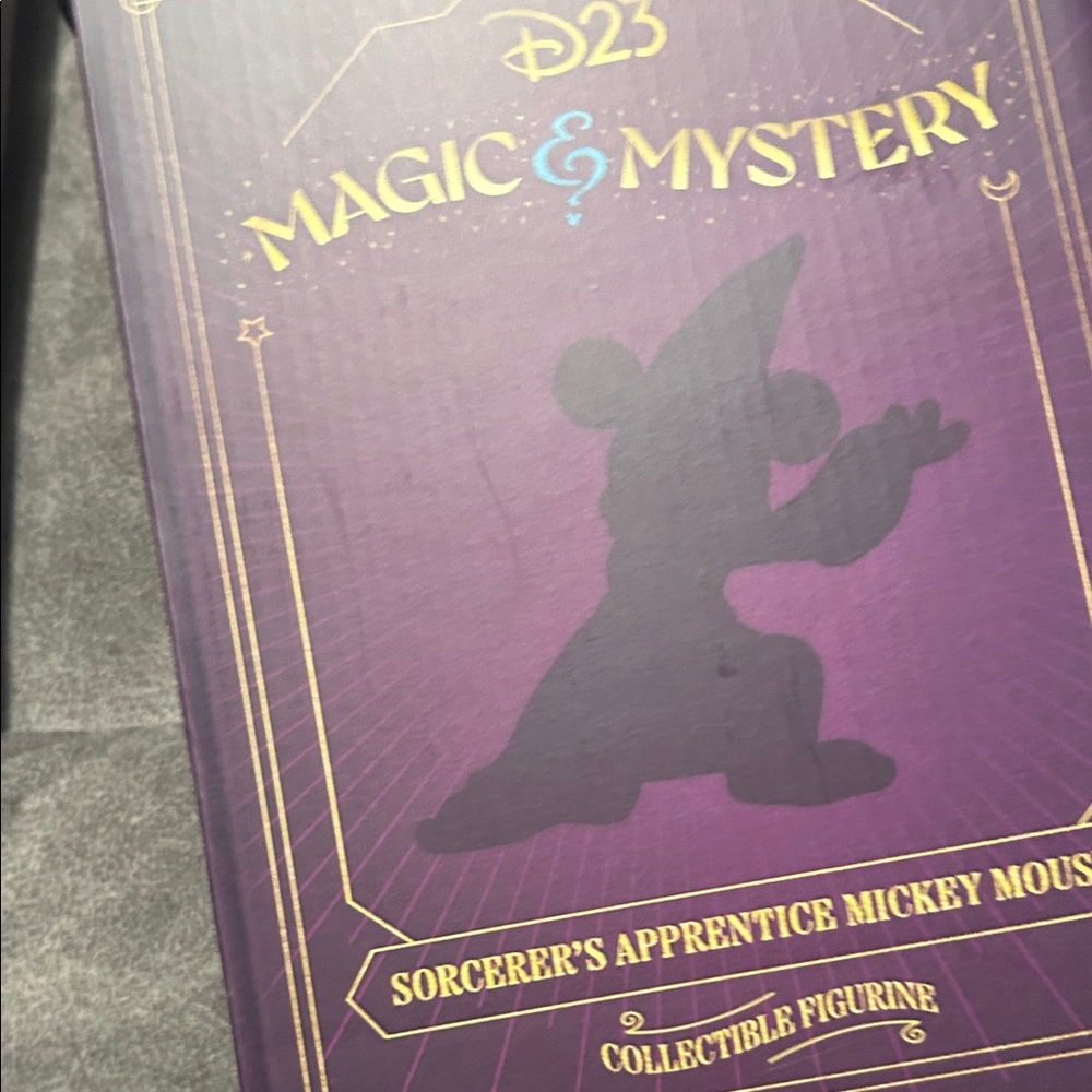 Disney Purple & Gold D23 'Magic & Mystery' Sorcerer Mickey Box